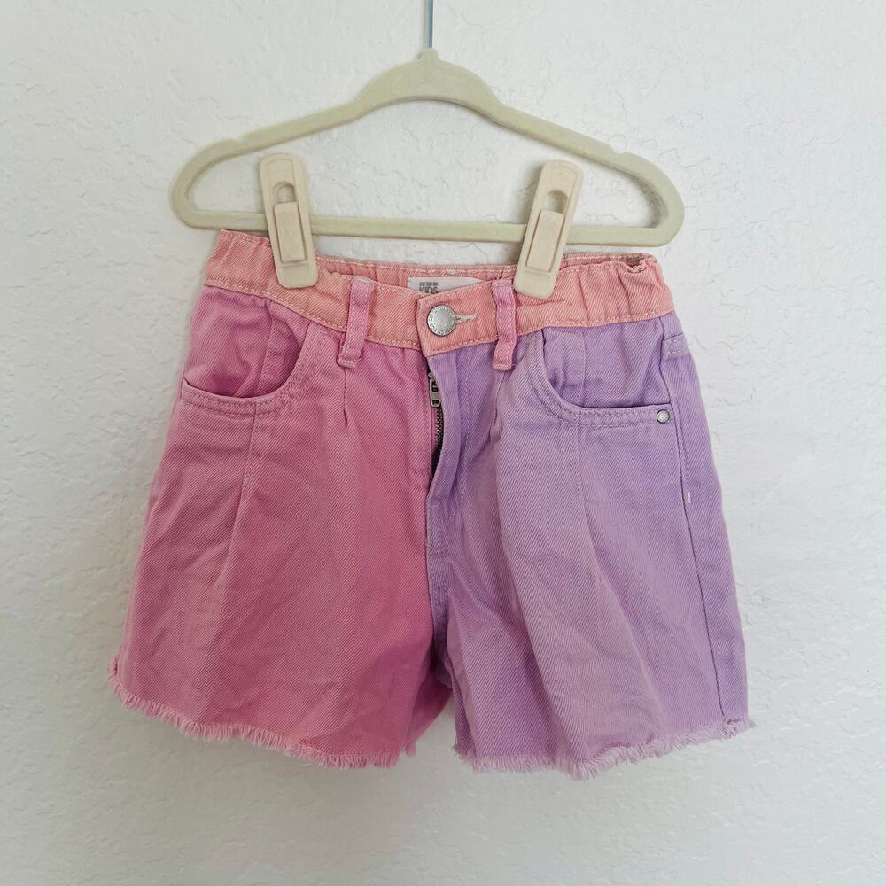Cotton On Kids Colorblock Denim Shorts 5Y VGUC